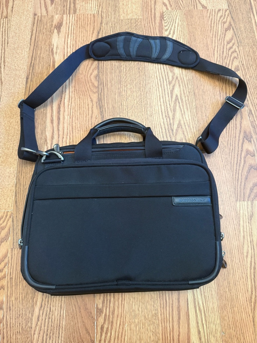 Briggs & Riley Travelware Laptop  Black Balistic Nylon briefcase